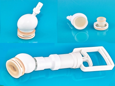 Penis Master Vacuum Extender Gold Premium 3 в 1 with hand pump