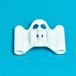 Cradle for penis extender Proextender with holes for cord