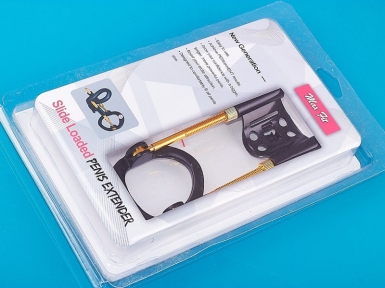 Slider extender MaxFit BLACK Gold penis Threaded Rods Adjustable Length Enlarger