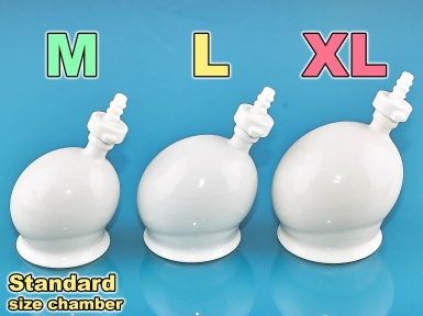 HUGE XL SIZE upgrade set Glans Chamber Penimaster pro + rotary valve + sluice ring