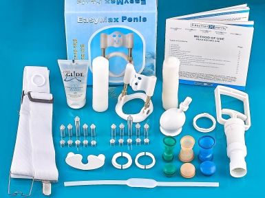Penis Master Vacuum Extender Gold Premium 3 в 1 with hand pump