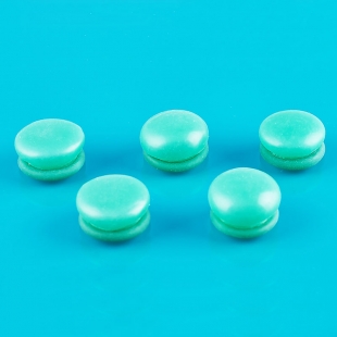 5 x anatomically adaptive small adhesion diaphragm Penimaster Pro  (green) made of soft latex