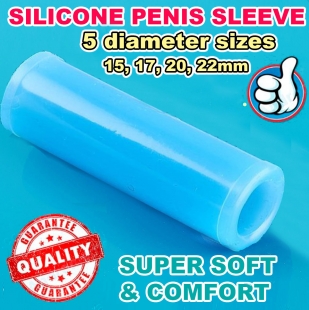 Silicone sleeve 4 sizes for Penis Enlargement Pro Extender Stretcher Pump Hanger 