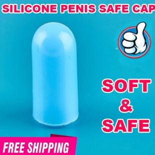 Protective silicone penis cap for Enlargement Stretcher Pump Hanger 